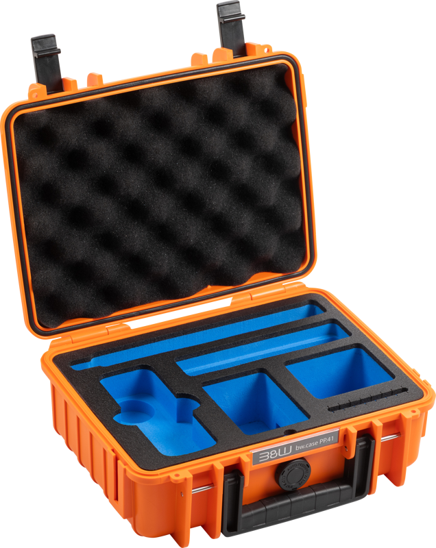 B&W Outdoor Cases BW Outdoor Case Type 1000 for Insta360 X4 / Insta360 X5, orange