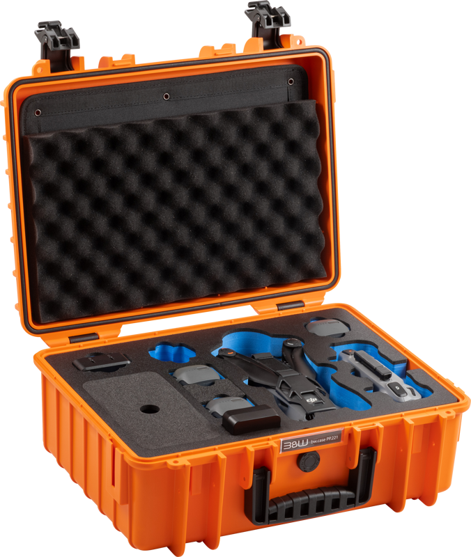 B&W Outdoor Cases BW Outdoor Cases Type 5000 for DJI Mavic 4 Pro / Orange - 3