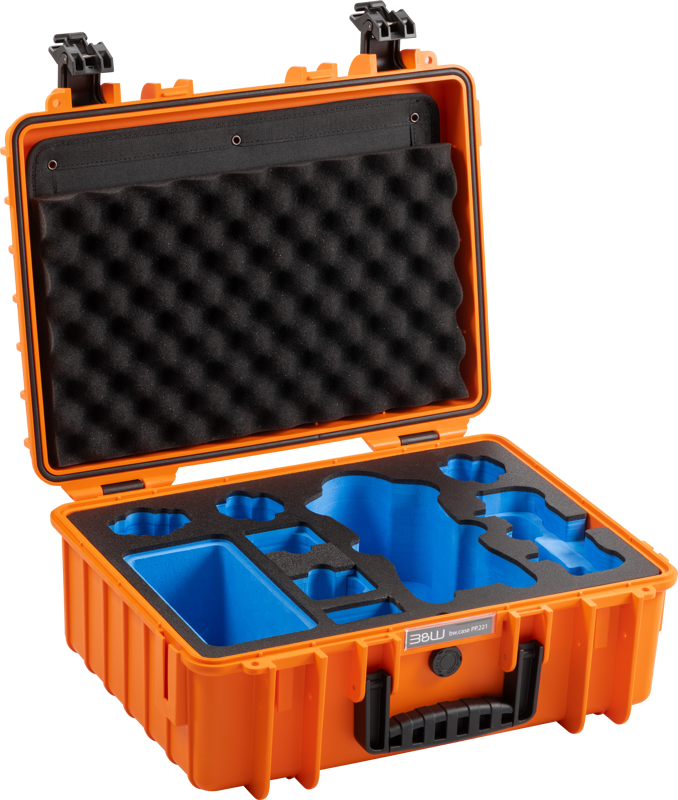 B&W Outdoor Cases BW Outdoor Cases Type 5000 for DJI Mavic 4 Pro / Orange