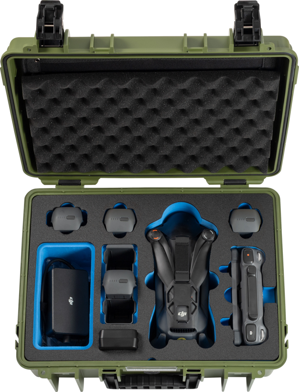 B&W Outdoor Cases BW Outdoor Cases Type 5000 for DJI Mavic 4 Pro / Bronze Green - 4