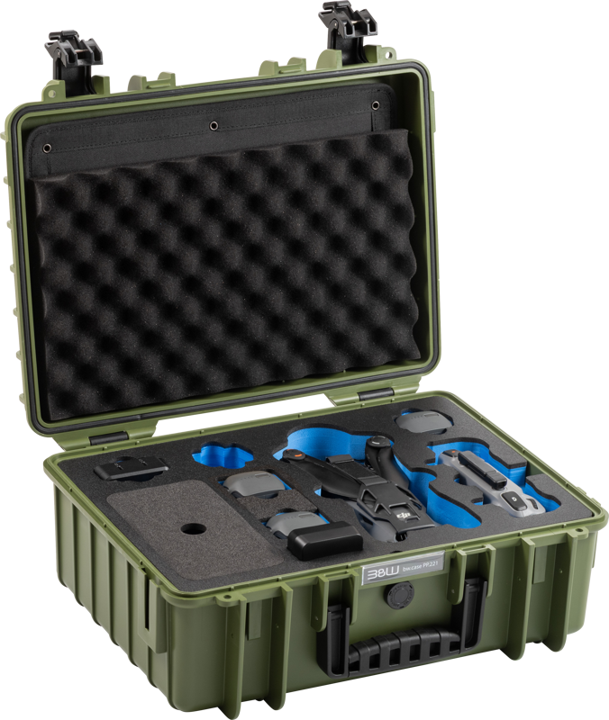 B&W Outdoor Cases BW Outdoor Cases Type 5000 for DJI Mavic 4 Pro / Bronze Green - 3