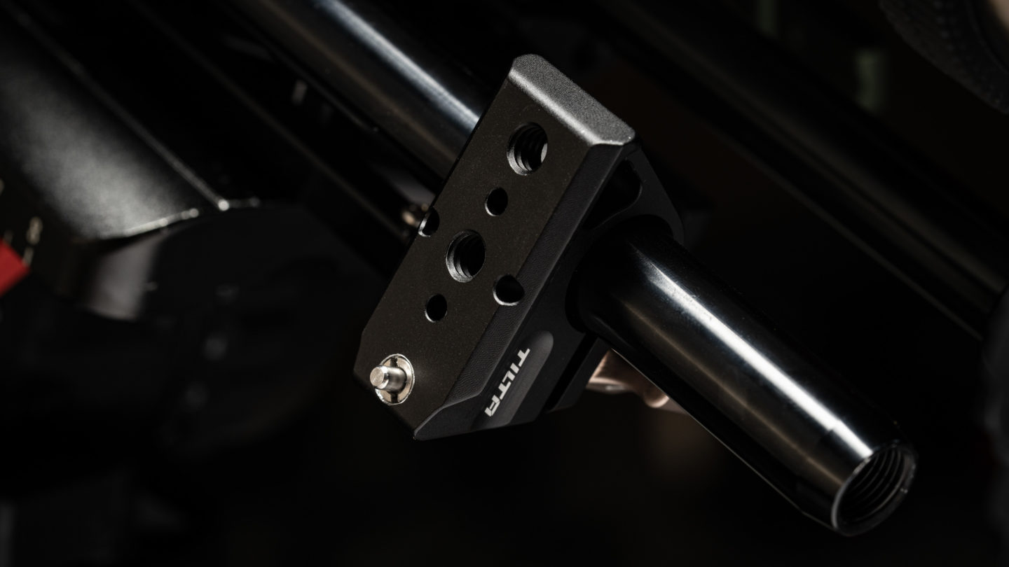 Tilta 15mm Rod Holder to NATO Rail Attachment - Black - 3