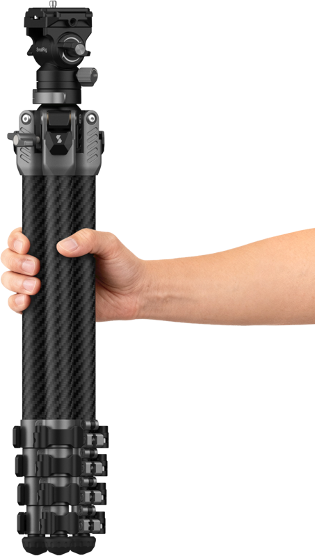 SmallRig 5477 Portable Video Carbon Fiber Tripod AP255Pro - 5