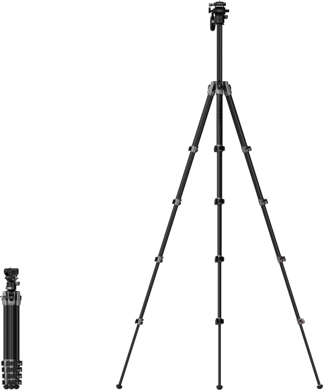 SmallRig 5477 Portable Video Carbon Fiber Tripod AP255Pro - 2