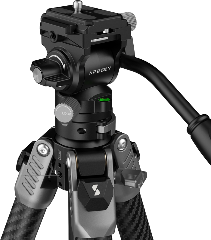 SmallRig 5477 Portable Video Carbon Fiber Tripod AP255Pro - 4