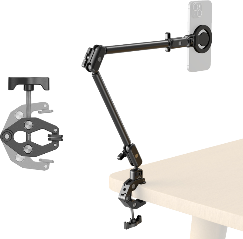SmallRig 5626 Desktop Magic Arm with Crab-Shaped Clamp Kit (MagSafe-Compatible Edition) - 5