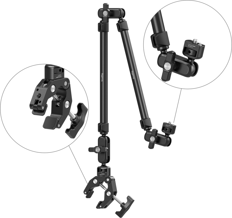 SmallRig 5625 Desktop Magic Arm with Crab-Shaped Clamp Kit - 4