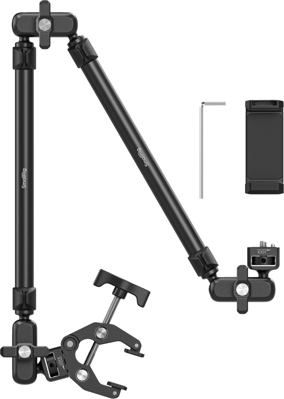 SmallRig 5625 Desktop Magic Arm with Crab-Shaped Clamp Kit - 3