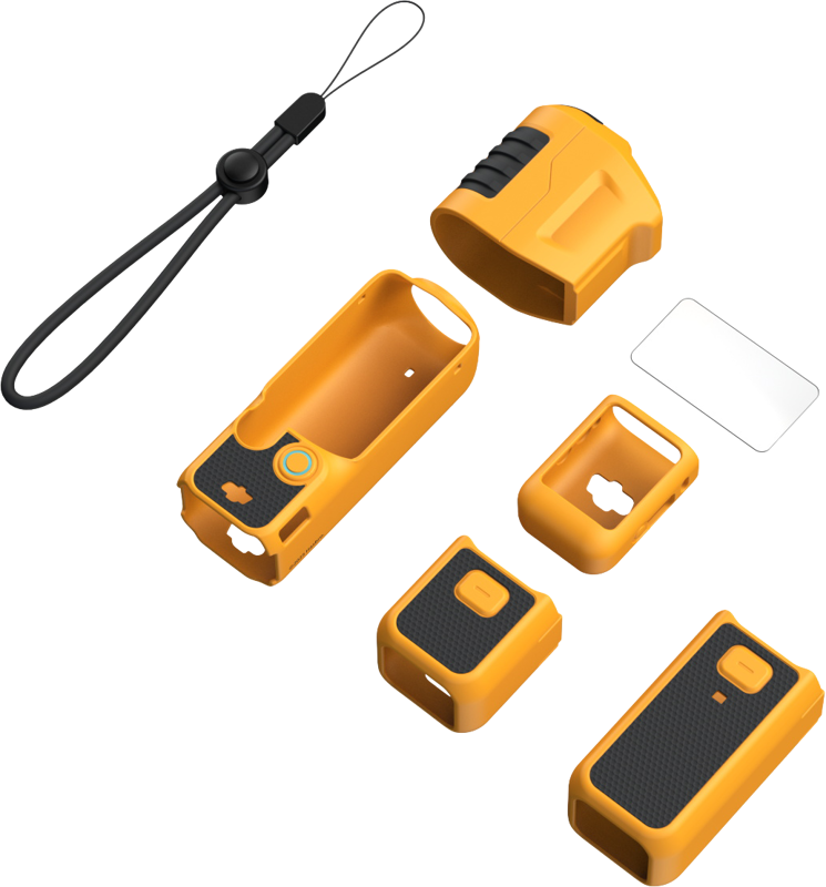 SmallRig 5115 Silicone Case Kit for DJI Osmo Pocket 3 (Advanced) (BumbleBee Edition) - 8