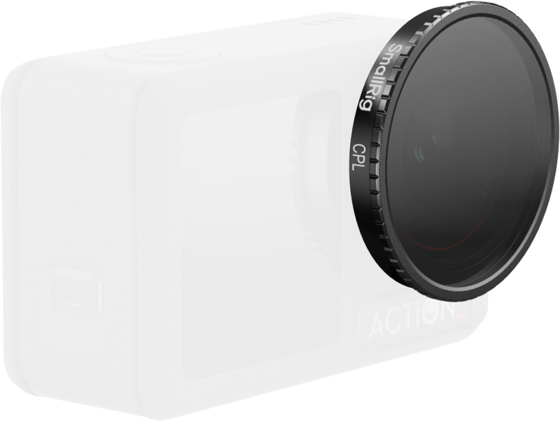 SmallRig 5835 Attachable CPL Filter for DJI Osmo Action 5 Pro / 4 - 4