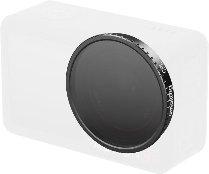 SmallRig 5835 Attachable CPL Filter for DJI Osmo Action 5 Pro / 4