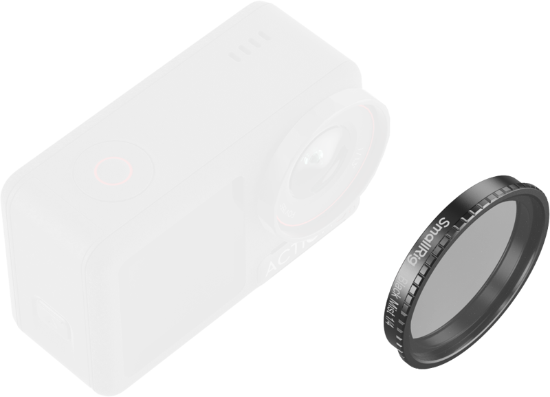 SmallRig 5836 Attachable 1/4 Effect Black Mist Filter for DJI Osmo Action 5 Pro / 4 - 3