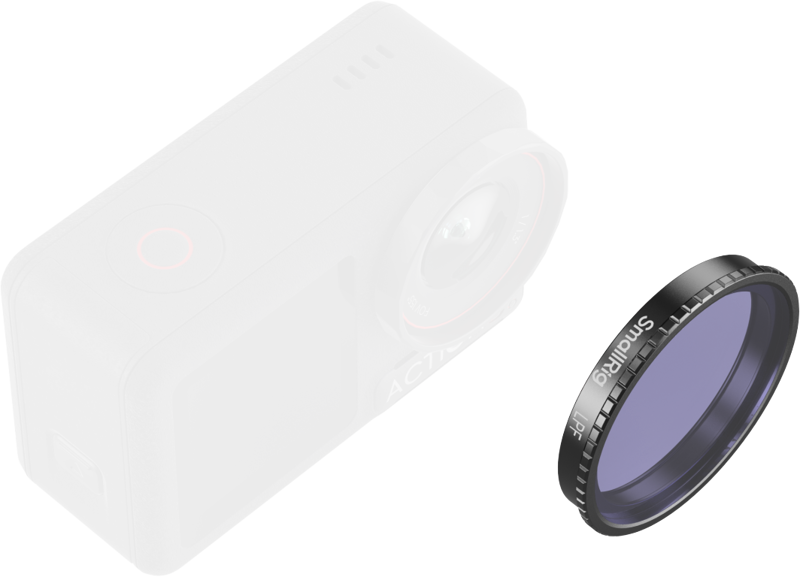 SmallRig 5837 Attachable Light Pollution Reduction Filter for DJI Osmo Action 5 Pro / 4 - 3