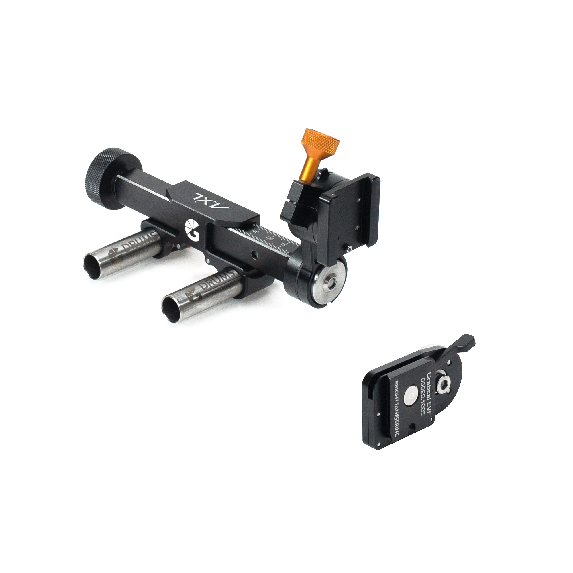 Bright Tangerine Axl EVF Mount (Zacuto) - Base Kit - 2