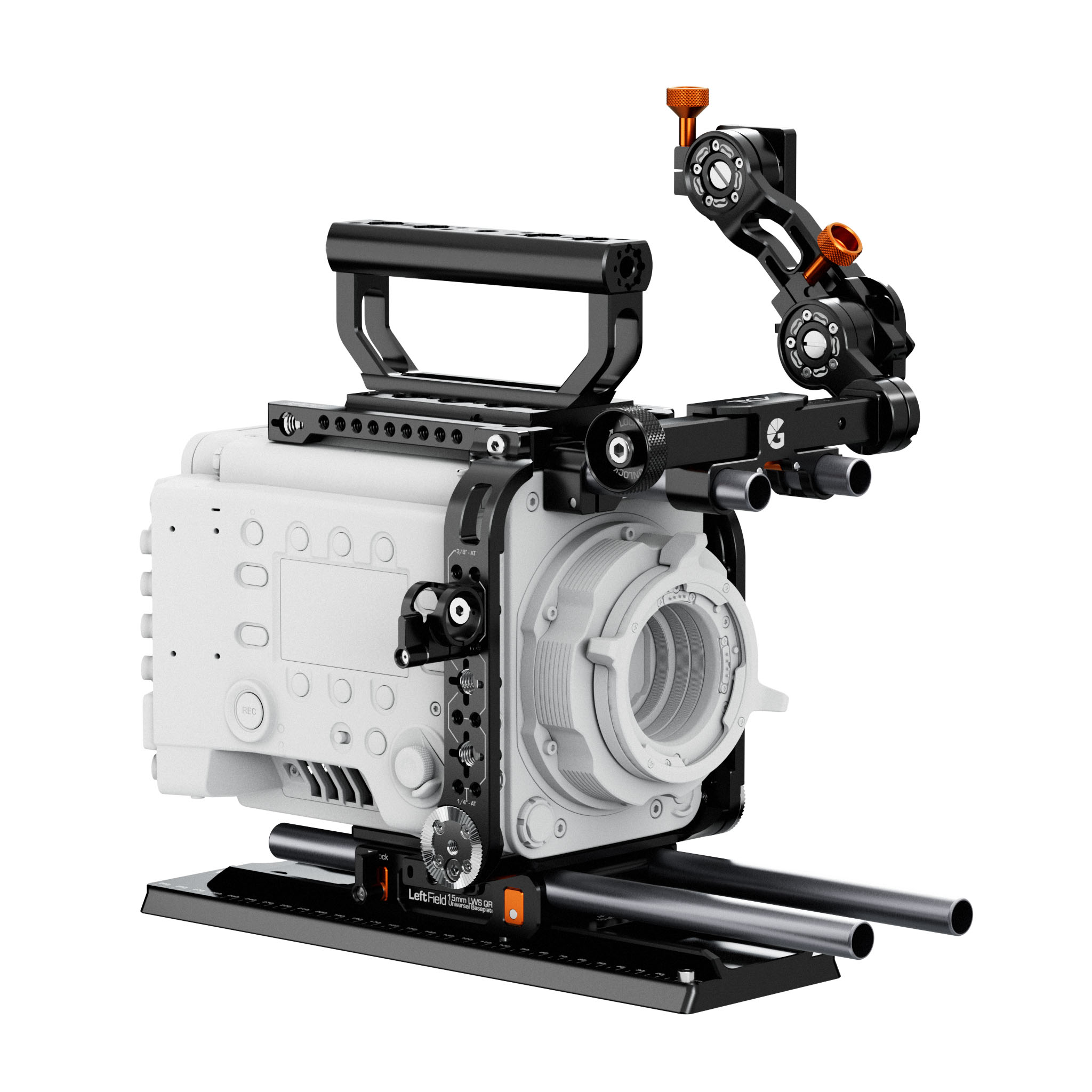 Bright Tangerine Axl EVF 3.5" Extension - 5