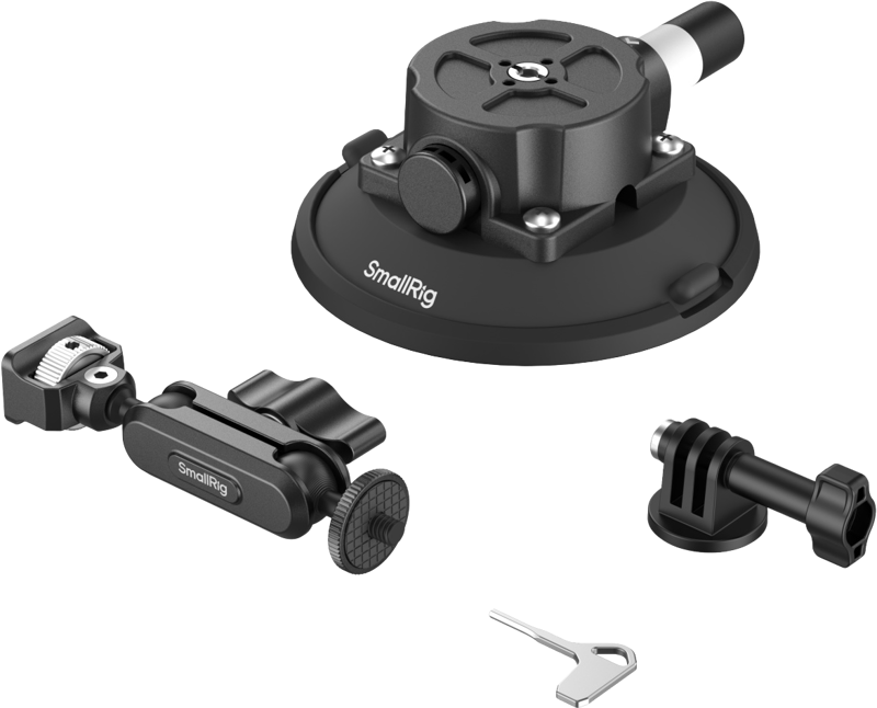 SmallRig 5855 4.5" Suction Cup Mount for Action Cameras - 2