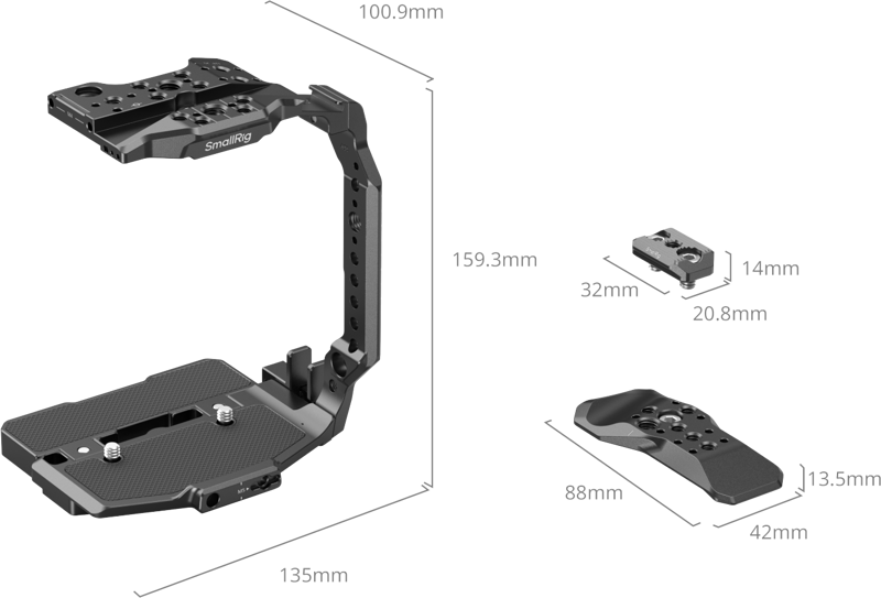SmallRig 5810 Cage for Canon EOS C80 - 2
