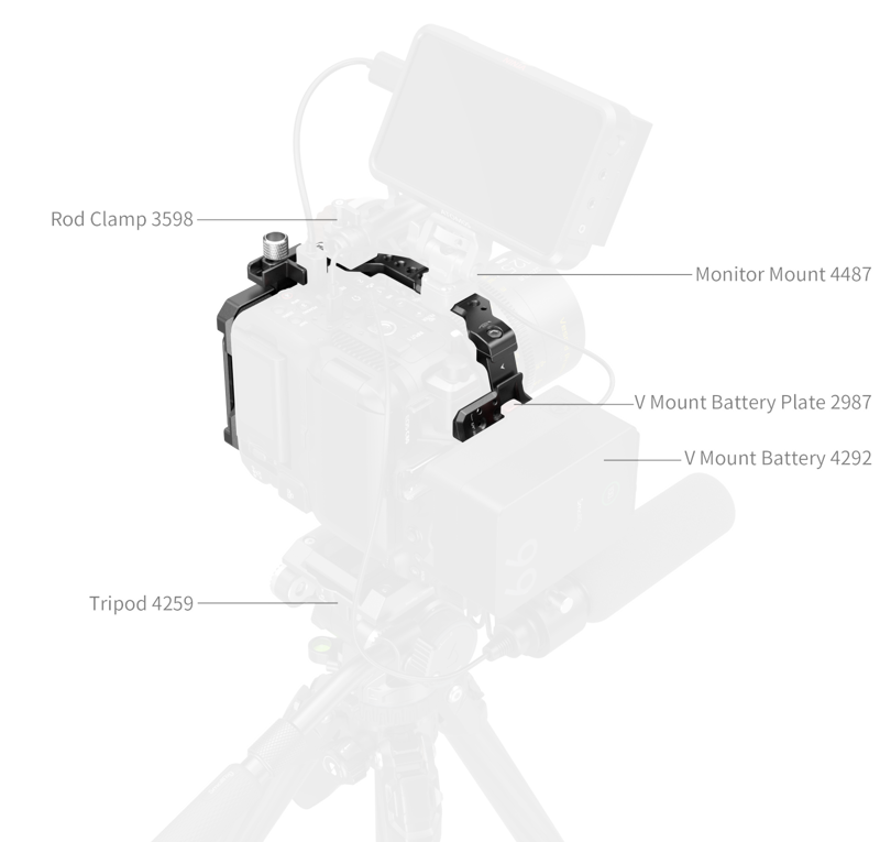 SmallRig 5810 Cage for Canon EOS C80 - 5