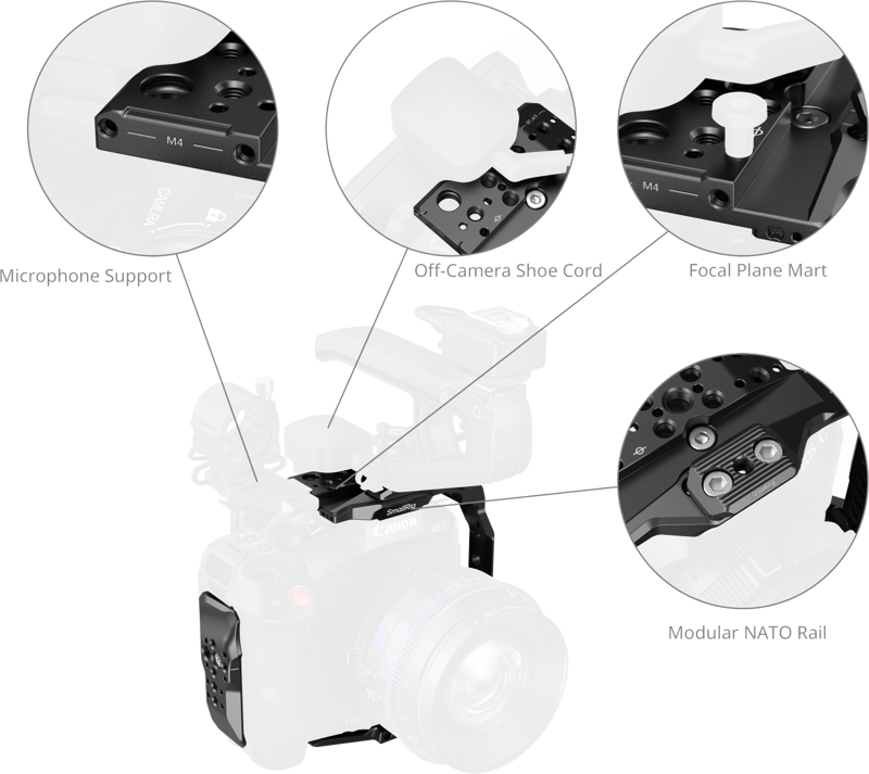 SmallRig 5810 Cage for Canon EOS C80 - 4