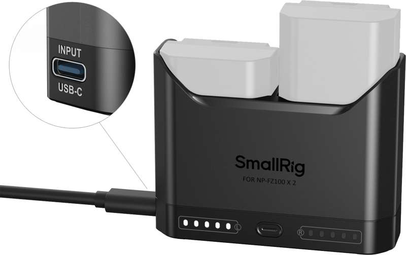 SmallRig 5489 Camera Battery Charger for NP-FZ100 - 3