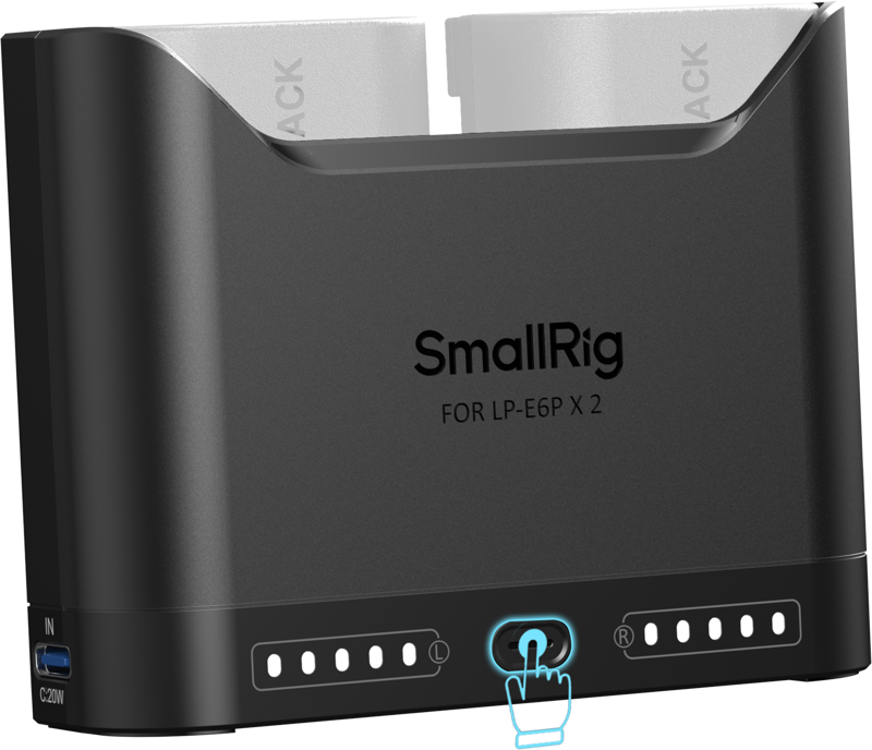 SmallRig 5490 Camera Battery Charger for LP-E6P - 5