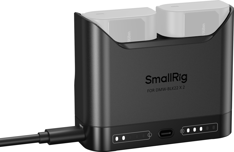 SmallRig 5492 Camera Battery Charger for DMW-BLK22 - 4