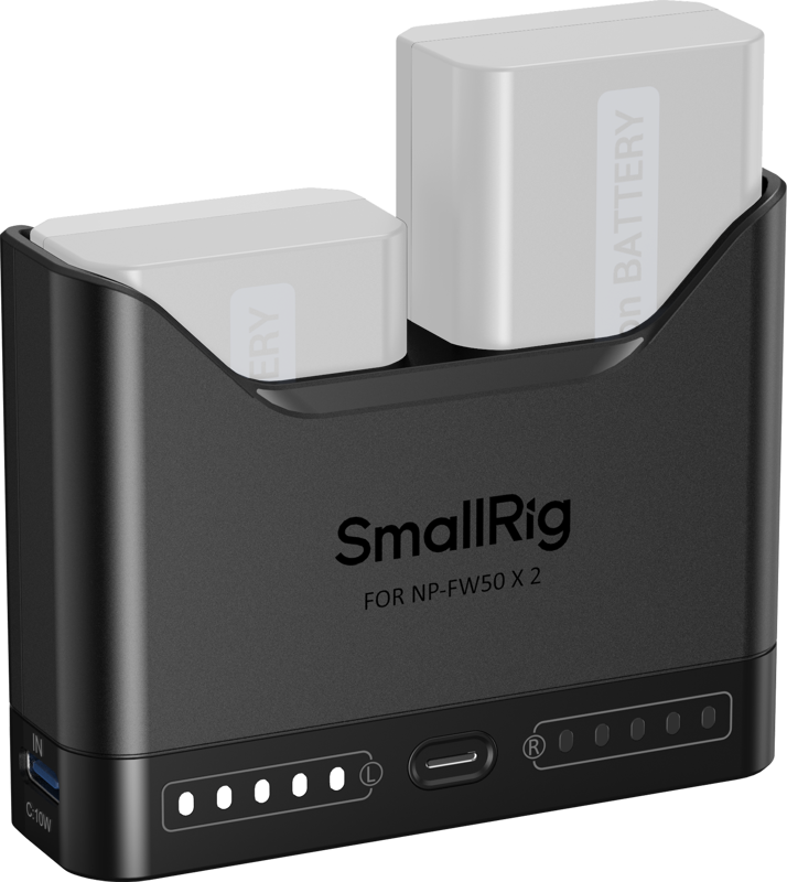 SmallRig 5493 Camera Battery Charger for NP-FW50 – för filmskapare - 2