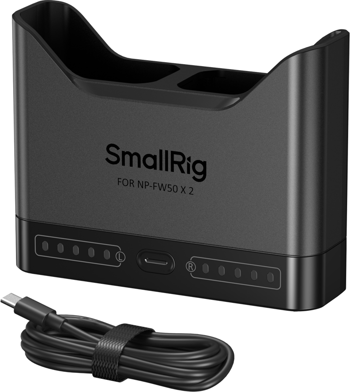 SmallRig 5493 Camera Battery Charger for NP-FW50 – för filmskapare - 8