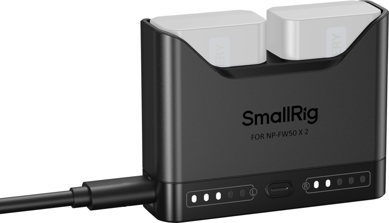 SmallRig 5493 Camera Battery Charger for NP-FW50 – för filmskapare - 4