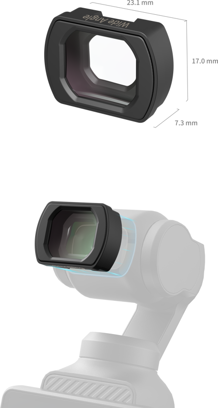 SmallRig 5650 Wide-Angle Lens for DJI Osmo Pocket 3 – för filmskapare - 2