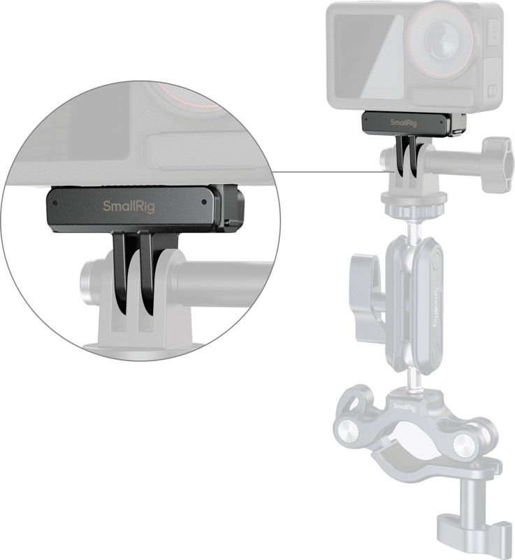 SmallRig 5813 Quick Release Mount Adapter for DJI Osmo 360 / Action 5 Pro / 4 / 3 - 6