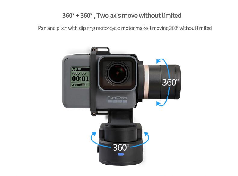 FeiyuTech WG2 Gimbal Stabilizer IP67 Waterproof For Gopro - Voosestore