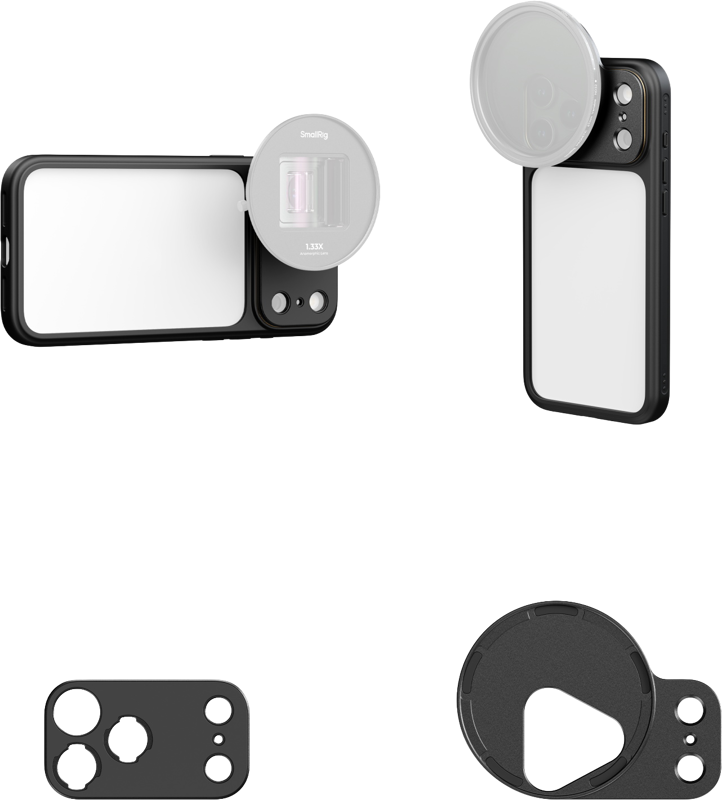 SmallRig 5790 FilMov Lightweight Photography Bumper Case for iPhone 17 Pro Black - 2
