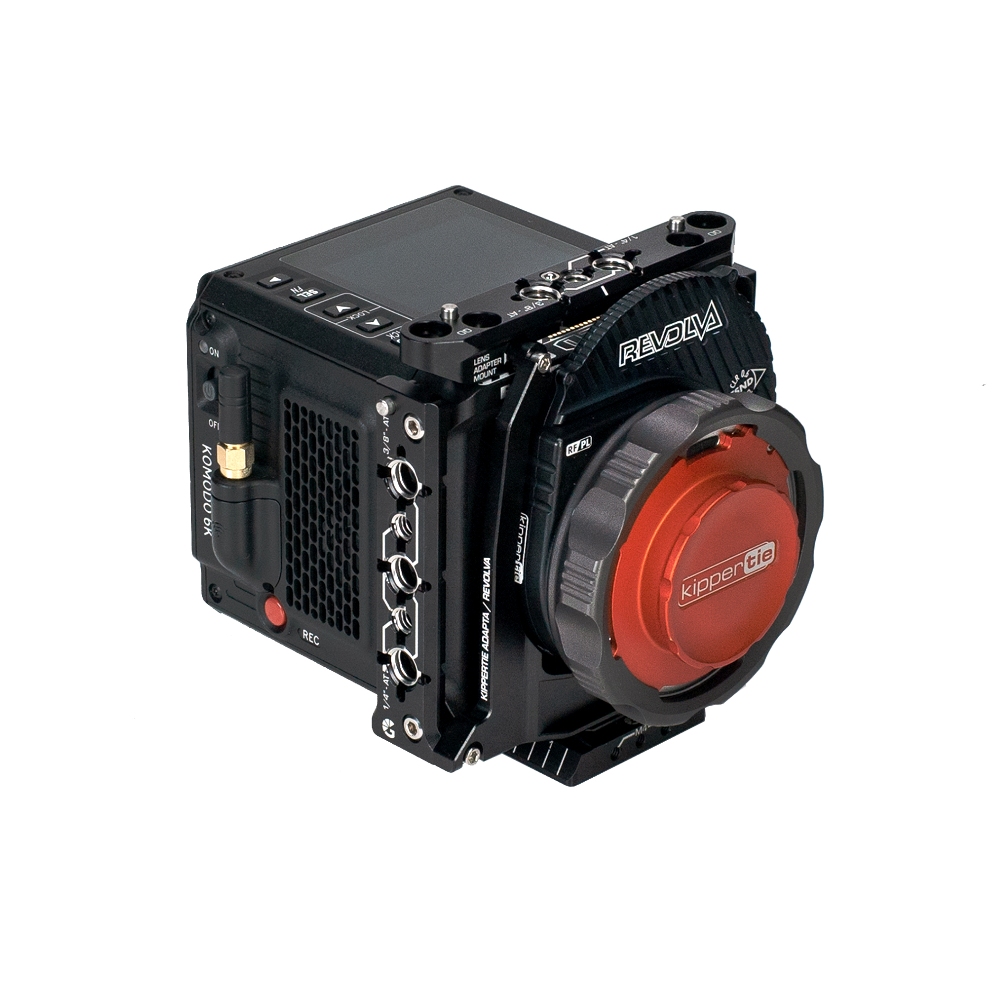 Bright Tangerine KipperTie Revolva/Adapta RF Support  for RED KOMODO - 5