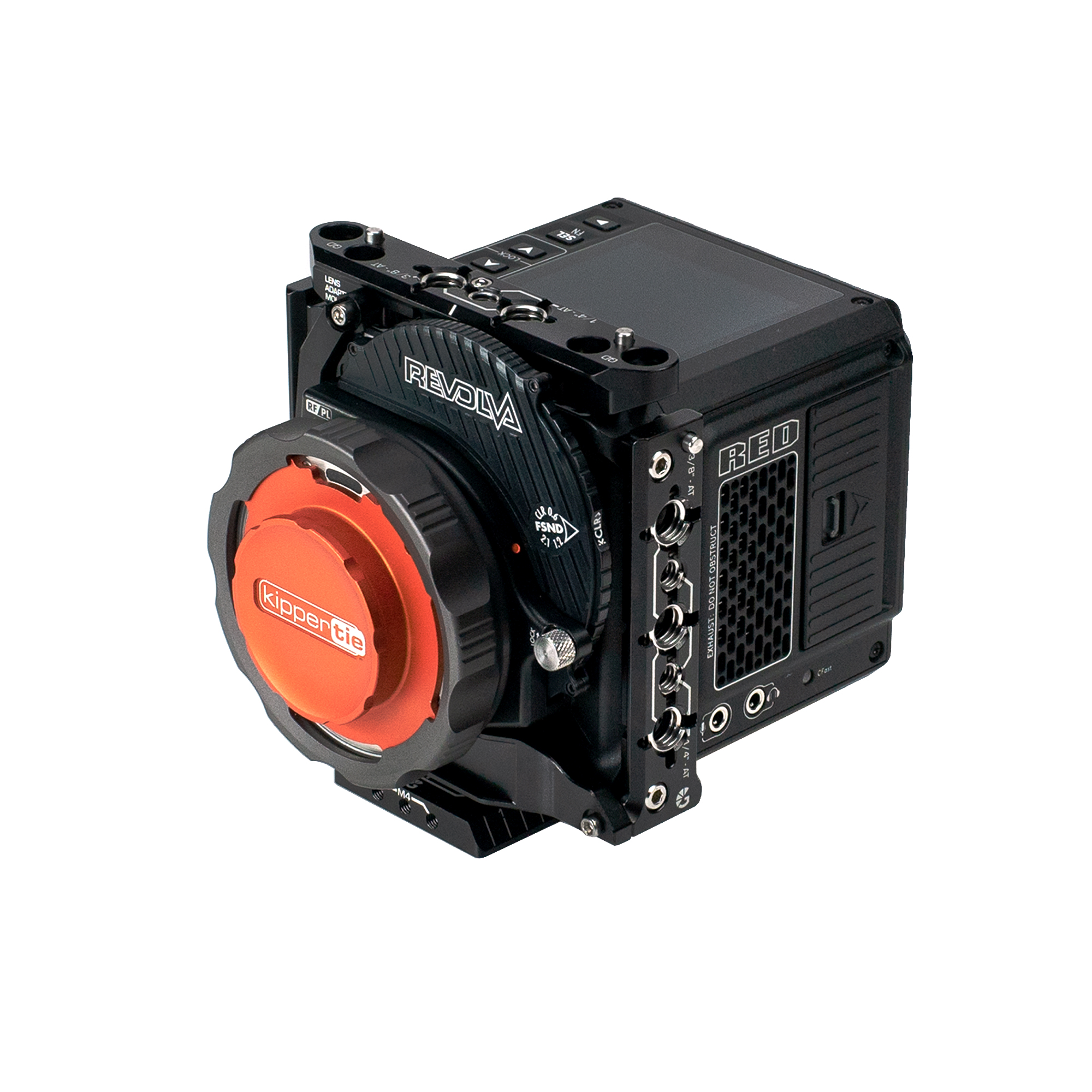 Bright Tangerine KipperTie Revolva/Adapta RF Support  for RED KOMODO - 6