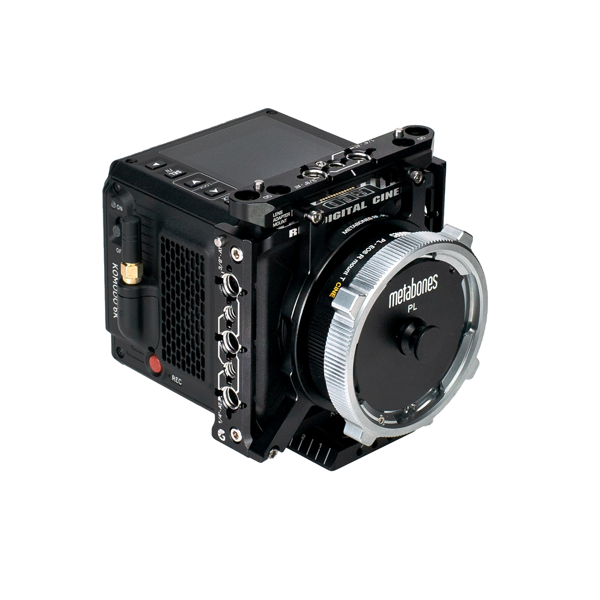 Bright Tangerine Metabones RF-PL Support for RED KOMODO - 3