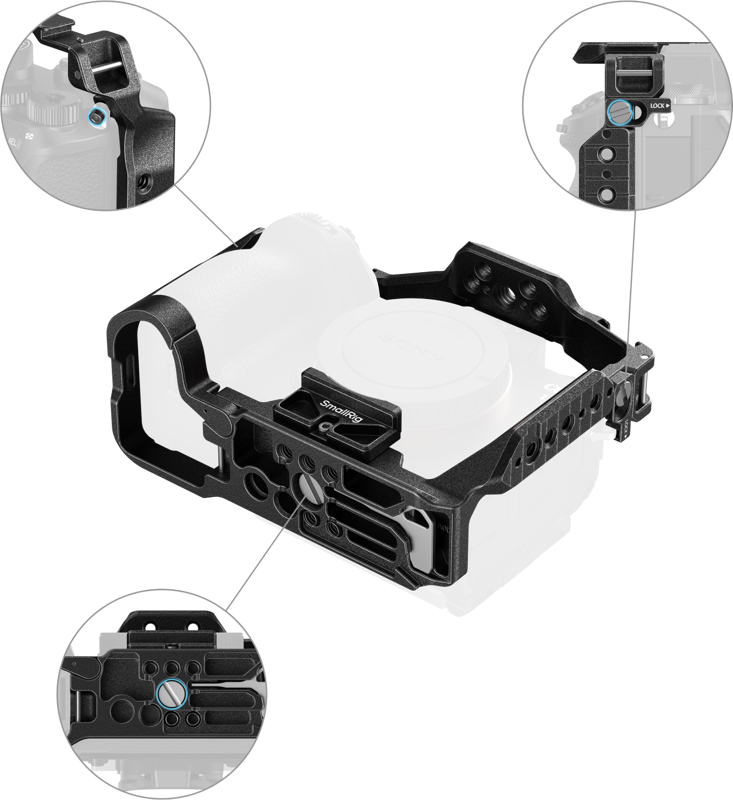 SmallRig 5642 Cage for Sony Alpha 1 II / Alpha 9 III - 5