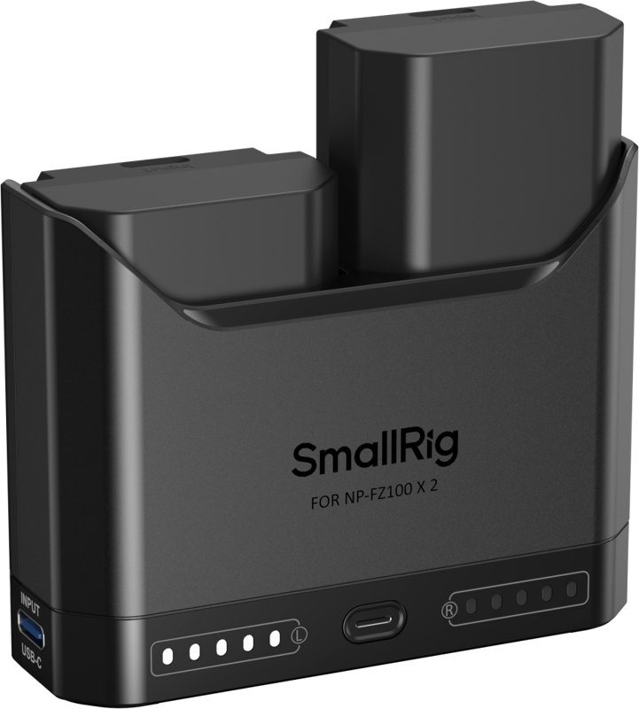 SmallRig 5483 Turbo Charging Kit for NP-FZ100 Camera Batteries - 2