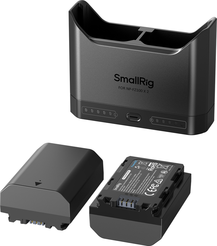 SmallRig 5483 Turbo Charging Kit for NP-FZ100 Camera Batteries - 7