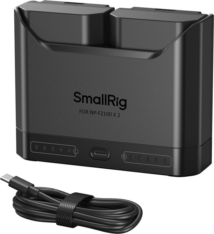 SmallRig 5483 Turbo Charging Kit for NP-FZ100 Camera Batteries - 8