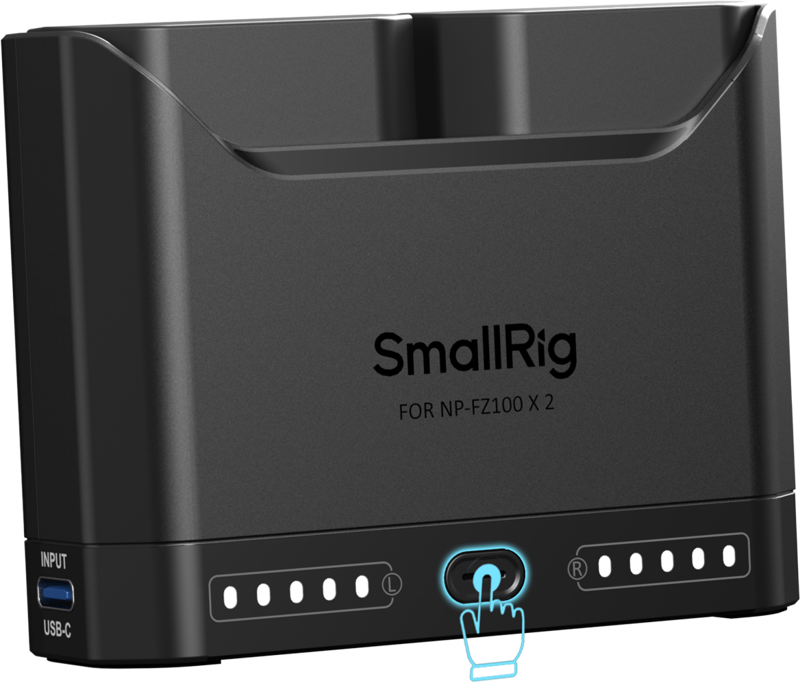 SmallRig 5483 Turbo Charging Kit for NP-FZ100 Camera Batteries - 5
