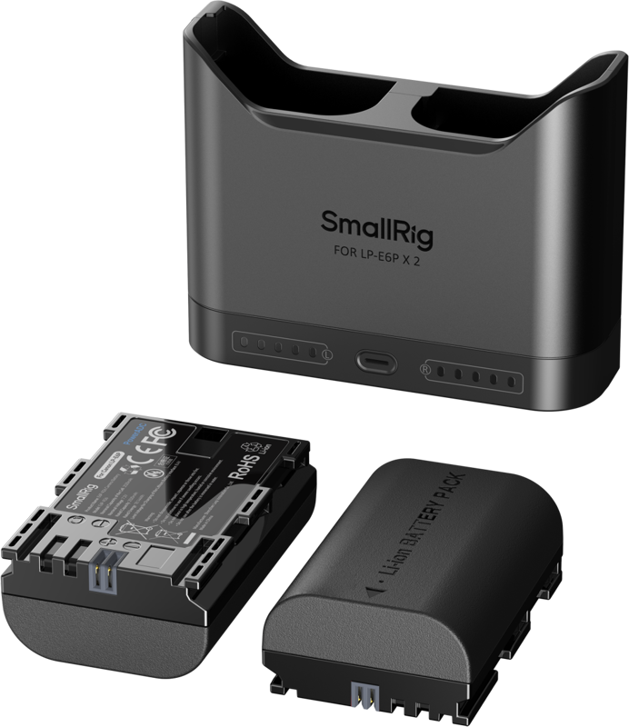 SmallRig 5485 Turbo Charging Kit for LP-E6P Camera Batteries - 7