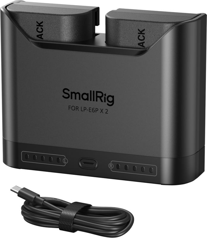 SmallRig 5485 Turbo Charging Kit for LP-E6P Camera Batteries - 8