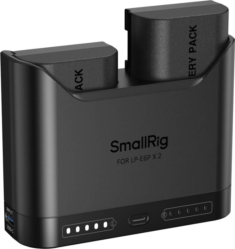 SmallRig 5485 Turbo Charging Kit for LP-E6P Camera Batteries - 2