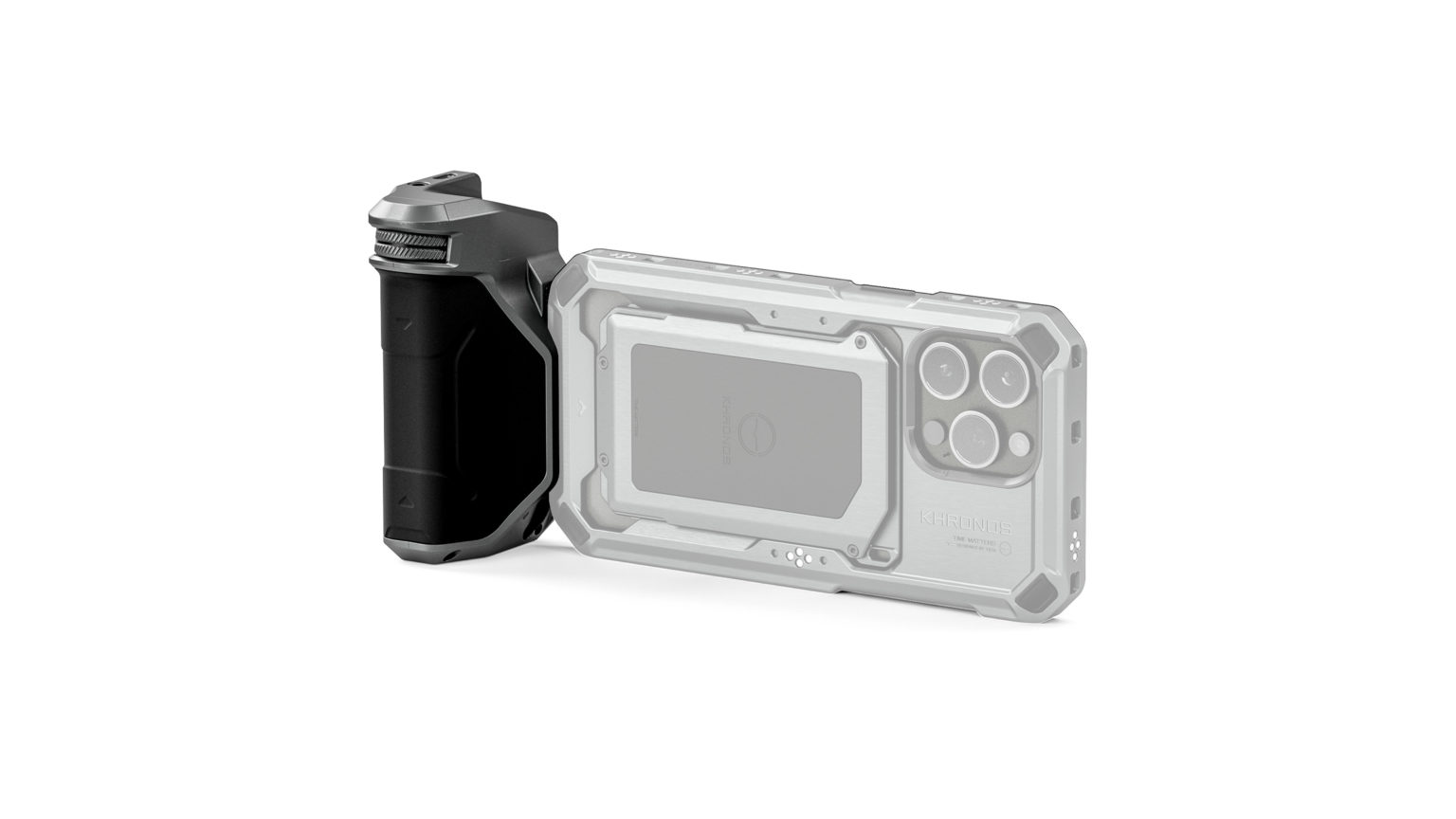 Tilta Khronos Focus PD Handle for iPhone - Space Gray with battery