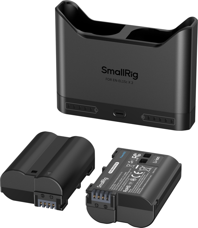 SmallRig 5486 Turbo Charging Kit for EN-EL15c Camera Batteries - 7