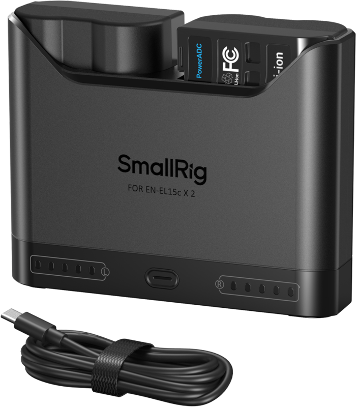 SmallRig 5486 Turbo Charging Kit for EN-EL15c Camera Batteries - 8