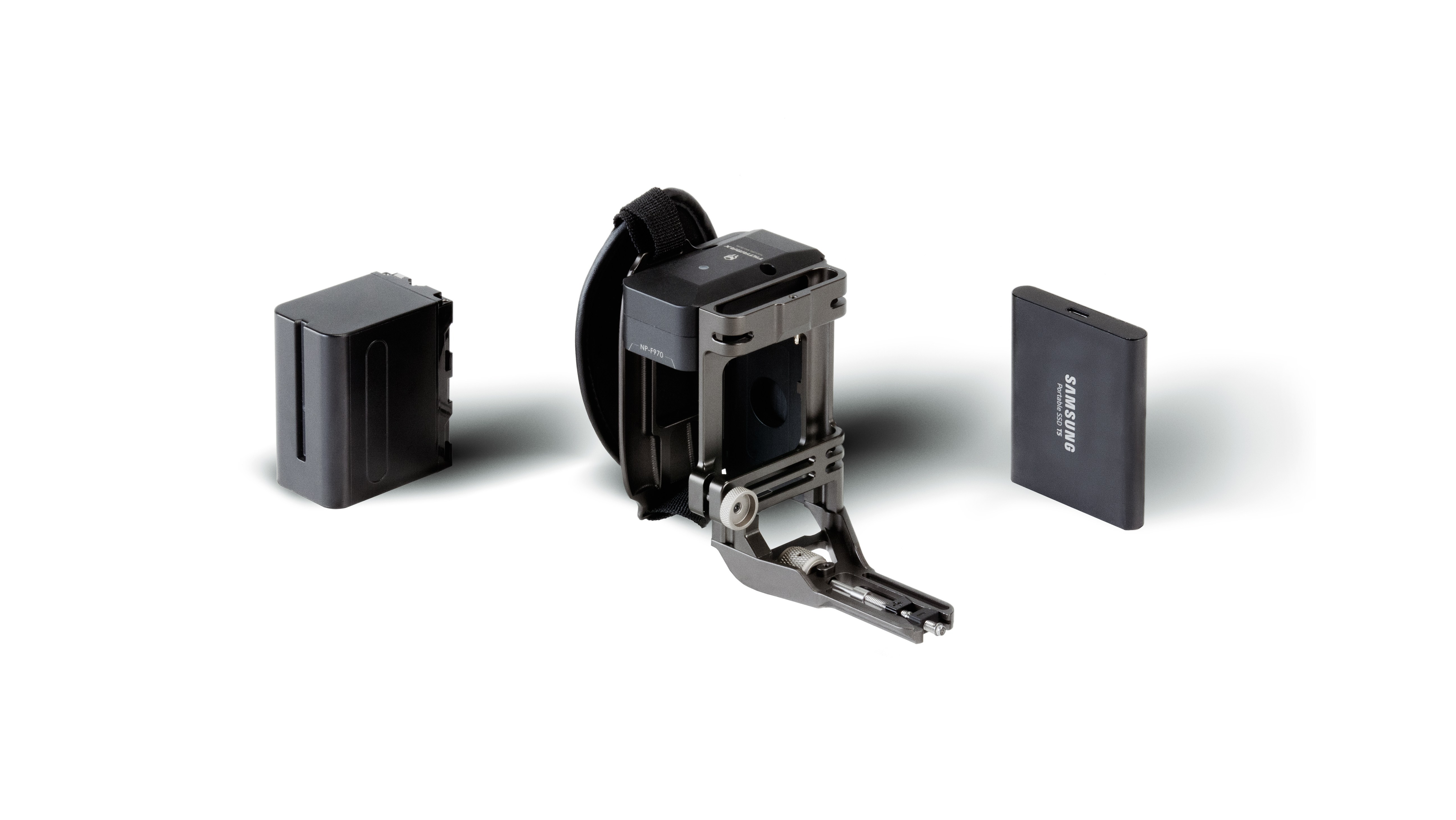 Tilta Side Power Handle Type I (F970 Battery) Bmpcc 4k – Tilta Gray - 3