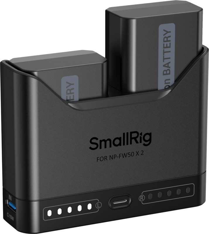 SmallRig 5488 Turbo Charging Kit for NP-FW50 Camera Batteries – för filmskapare - 2