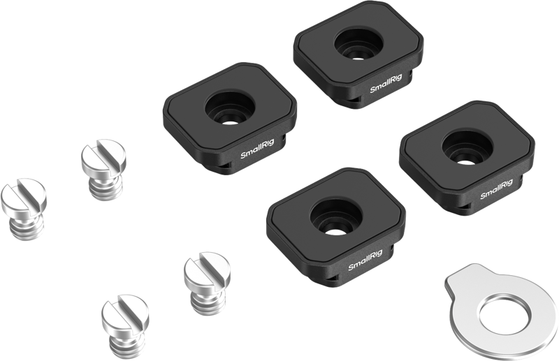 SmallRig 5472 Mount Plate with Cold Shoe Mount (4pcs) - 3